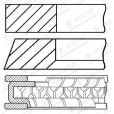 WG1736182 WILMINK GROUP Комплект поршневих кілець