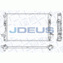 M-023122A JDEUS Радіатор охолодження двигуна
