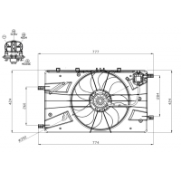 WG2161698 WILMINK GROUP Вентилятор охолодження двигуна