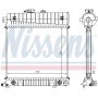 62708A NISSENS Радіатор охолодження двигуна