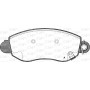 BPA0772.02 OPEN PARTS Комплект гальмівних колодок дисковий гальм
