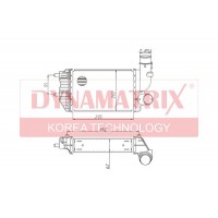 Интеркулер DYNAMATRIX DR96889