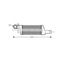 Интеркулер AVA QUALITY COOLING OLA4404