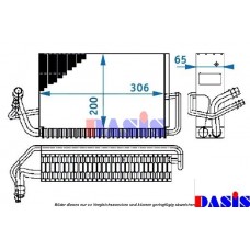 820141N AKS DASIS Випарник кондиціонера