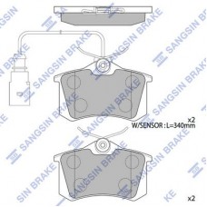 SP4107 Hi-Q Комплект гальмівних колодок дисковий гальм