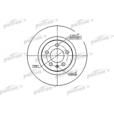 PBD4027 PATRON Гальмівний диск