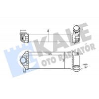 350915 KALE OTO RADYATÖR Интеркулер