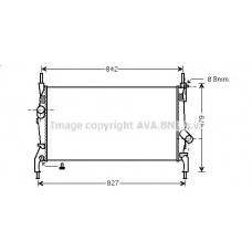 FDA2405 AVA QUALITY COOLING Радіатор охолодження двигуна