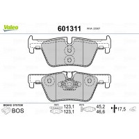 601311 VALEO КомплеК т гальмівних колодок, дискове гальмо