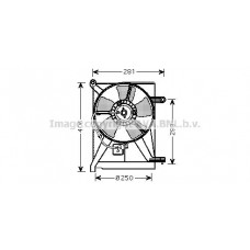 DW7510 AVA QUALITY COOLING Вентилятор охолодження двигуна