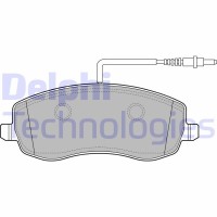 LP2173 DELPHI КомплеК т гальмівних колодок, дискове гальмо