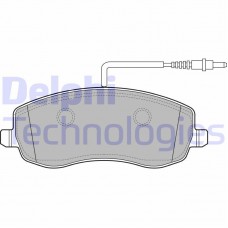 LP2173 DELPHI КомплеК т гальмівних колодок, дискове гальмо
