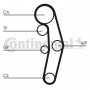 CT1028K4 CONTINENTAL CTAM Комплект ременя ГРМ