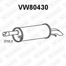 VW80430 VENEPORTE Глушник вихлопних газів кінцевий
