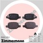 25652.170.1 ZIMMERMANN Комплект гальмівних колодок дисковий гальм