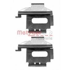 109-1282 METZGER Комплектуючі колодки дискового гальма