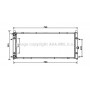 VN2094 AVA QUALITY COOLING Радіатор охолодження двигуна