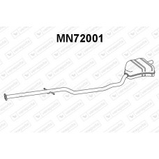 MN72001 VENEPORTE Глушник вихлопних газів кінцевий