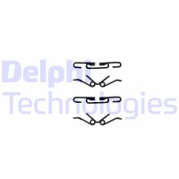 LX0315 DELPHI Комплектуючі колодки дискового гальма