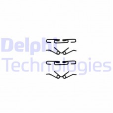 LX0315 DELPHI Комплектуючі колодки дискового гальма