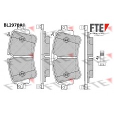 BL2970A1 FTE Комплект гальмівних колодок дисковий гальм