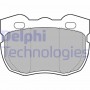 LP599 DELPHI КомплеК т гальмівних колодок, дискове гальмо