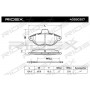 402B0307 RIDEX КомплеК т гальмівних колодок, дискове гальмо