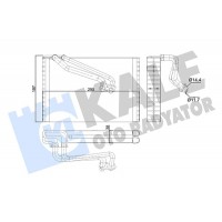 352975 KALE OTO RADYATÖR Випарник кондиціонера