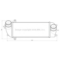 HY4601 AVA QUALITY COOLING Интеркулер
