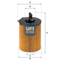 25.037.00 UFI Масляний фільтр