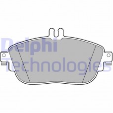 LP2441 DELPHI Комплект гальмівних колодок дисковий гальм