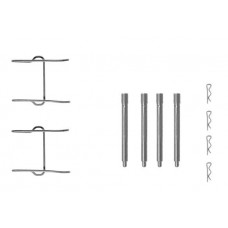 8DZ 355 202-401 HELLA Комплектуючі колодки дискового гальма