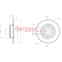 6110108 METZGER Гальмівний диск