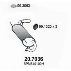20.7036 ASSO Глушник вихлопних газів кінцевий