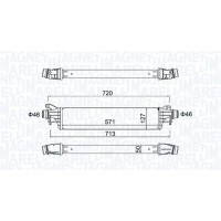Интеркулер MAGNETI MARELLI 351319205880