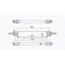 Интеркулер MAGNETI MARELLI 351319205880