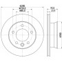 MDC2127 MINTEX Гальмівний диск