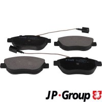 1263607610 JP GROUP Комплект гальмівних колодок дисковий гальм