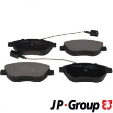 1263607610 JP GROUP Комплект гальмівних колодок дисковий гальм