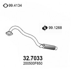 32.7033 ASSO Глушник вихлопних газів кінцевий