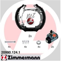 20990.124.1 ZIMMERMANN Комплект гальмівних колодок