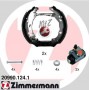 20990.124.1 ZIMMERMANN Комплект гальмівних колодок