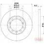 DP-0314C JAPANPARTS Гальмівний диск
