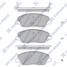 SP1194 Hi-Q Комплект гальмівних колодок дисковий гальм