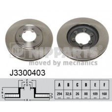 J3300403 NIPPARTS Гальмівний диск