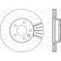 BDR1676.20 OPEN PARTS Гальмівний диск