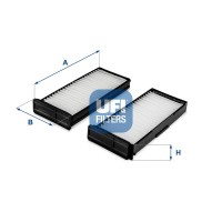 53.338.00 UFI Фільтр повітря у внутрішньому просторі