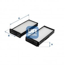 53.338.00 UFI Фільтр повітря у внутрішньому просторі