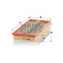 C 33 102 MANN-FILTER Повітряний фільтр
