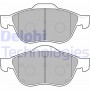 LP1844 DELPHI Комплект гальмівних колодок дисковий гальм
